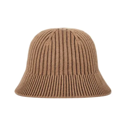 COS Шерсть Шляпы ведра Женские Коричневый
