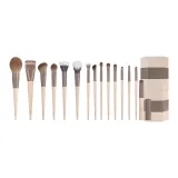 Молочная кофейная коллекция, набор из 15 предметов, комбинация (щетка с щетинками) шерсть/конский волос