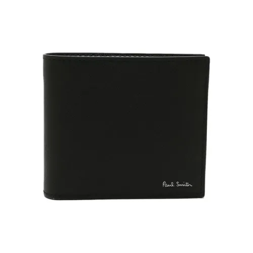 Paul Smith Leather Wallet Men's Black