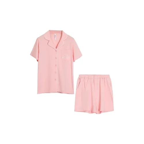 Red Beans At Home Пижама Комплект Женский Розовый