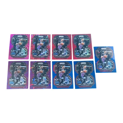 PANINI 21 22 Miami Heat Prizm Giri Refractor Все с серийным номером 9 штук комбинация карта звезды карта товара Access
