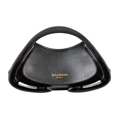 BALMAIN Полиуретан Сумка через плечо Сумка Маленькая Женская Черная