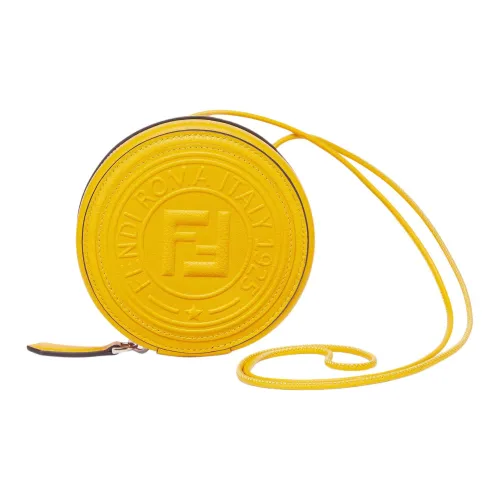 FENDI Телячья кожа Монетница Мужской Желтый