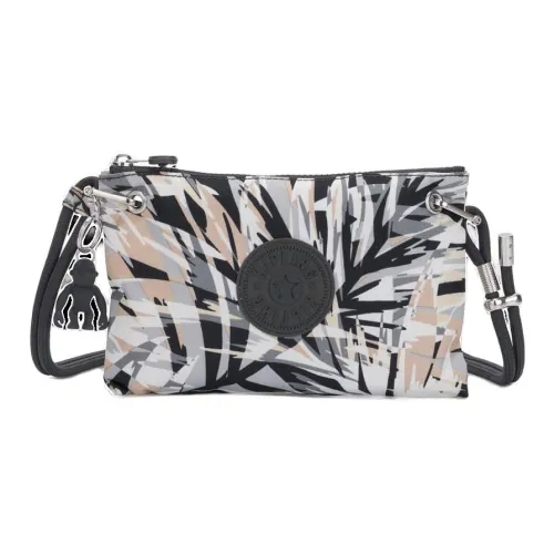 Kipling Полиэстер Сумка через плечо Сумка на плечо Женская Черный и Разноцветный