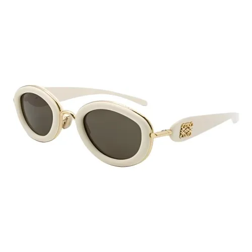 LOEWE В зависимости от официального сайта OVAL SUNGLASSES Женские Бежевый