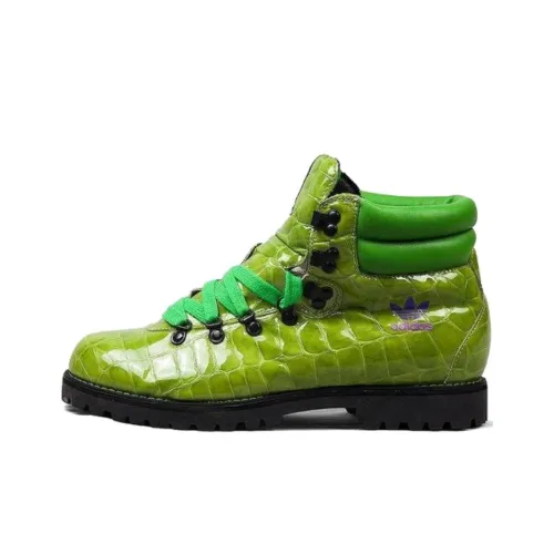Adidas Originals adidas originals x JEREMY SCOTT Уличная обувь Высокий топ Зеленый Черный Унисекс