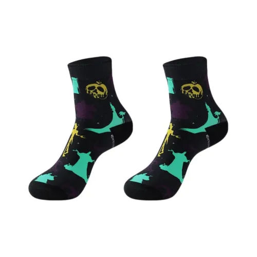 Низкие носки Disney Monsters Inc. Series мужские 1 упаковка черная подошва с полным принтом