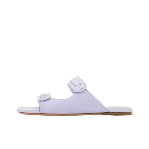 Ferragamo Gancini Слипоны Женские Фиолетовые