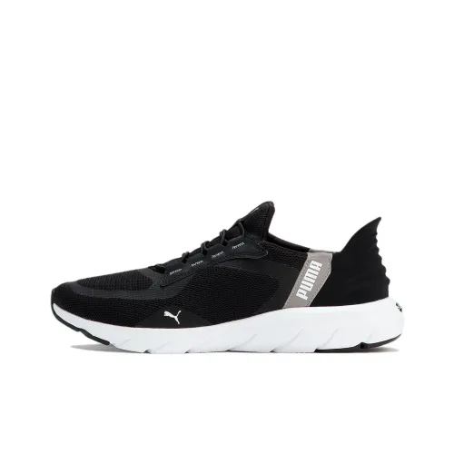 PUMA Softride Flexlace Беговые кроссовки Низкий топ Черный Унисекс