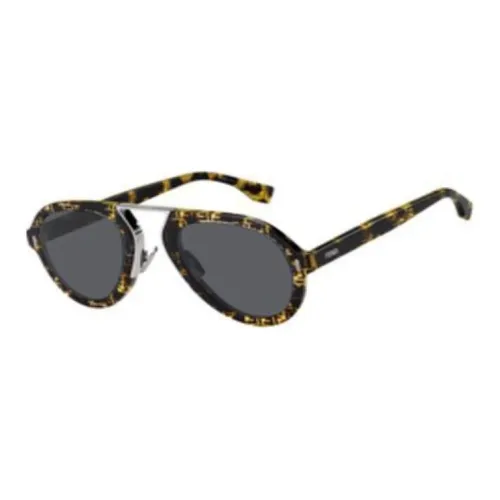 FENDI Нерегулярная форма Солнцезащитные очки Унисекс Черепаховый