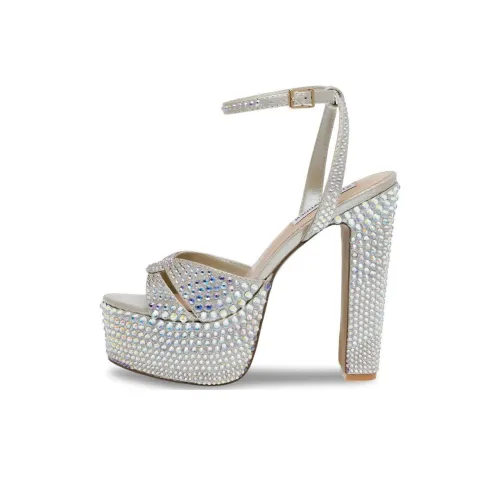 STEVE MADDEN One Ремешок Сандалии 14 см Женские Серебряные