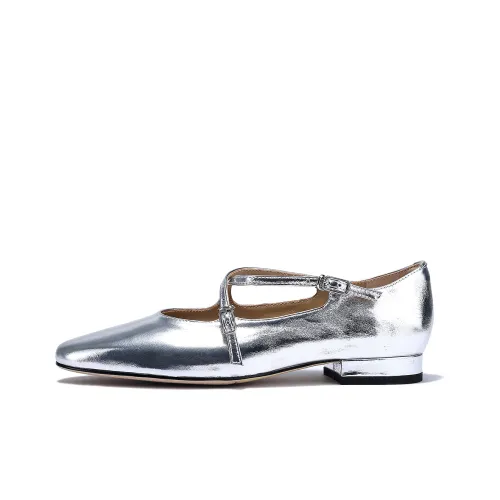 BELLALILY Квадратный каблук Mary Jane обувь 2,5 см женская