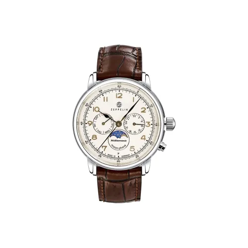 ZEPPELIN Кварцевый механизм Мужские часы 40mm*40mm*11mm Мать жемчуга Цвет