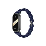 Вырез, пэчворк, силиконовый ремешок, морской синий