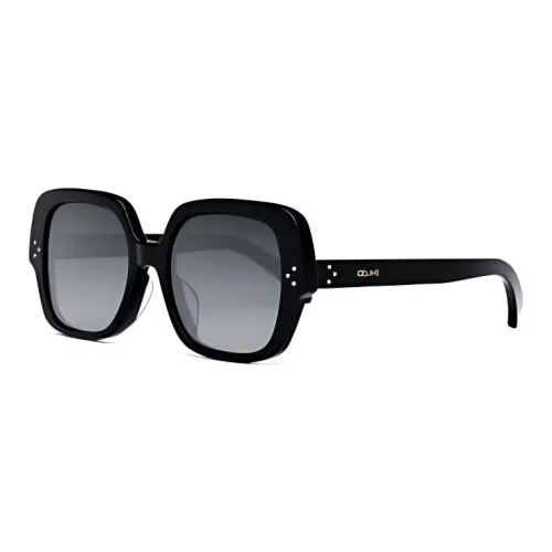 Celine В зависимости от официального сайта Квадратные солнцезащитные очки Женские Черный Серый