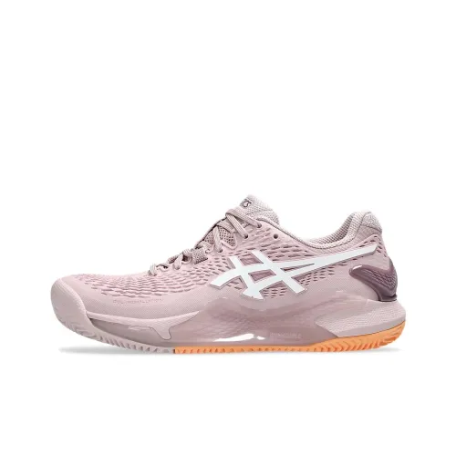Asics Gel Resolution 9 Low Топ Кроссовки для тенниса Унисекс Фиолетовый Серый