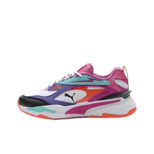 PUMA RS Fast Амортизация Низкий Топ Повседневная Обувь Мужская Белый Красный Фиолетовый