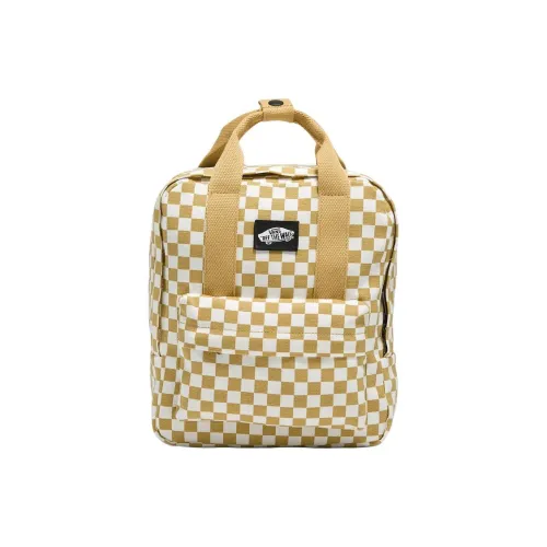 Vans Cotton Backpack Mini Unisex Yellow White Ванс Хлопок Рюкзак Мини Унисекс Желтый и Белый