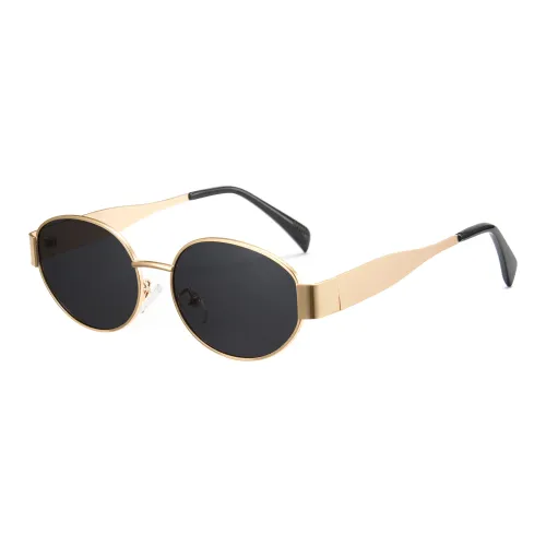 CYXUS Металл OVAL SUNGLASSES Унисекс