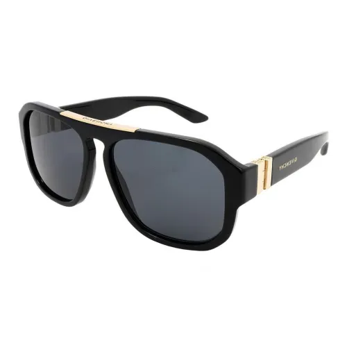 GIVENCHY Ацетат Нерегулярная форма Солнцезащитные очки Женские Черный