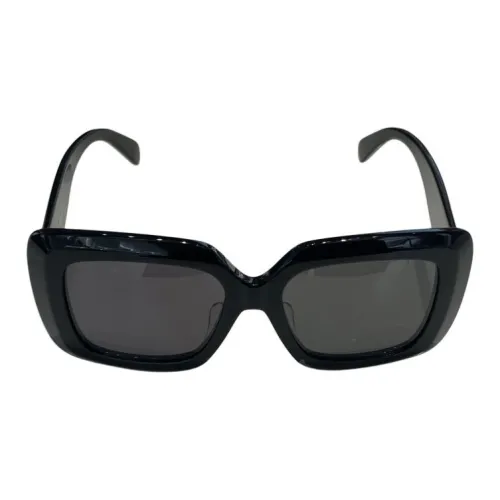 CELINE Нерегулярная форма Солнцезащитные очки Женские Черный