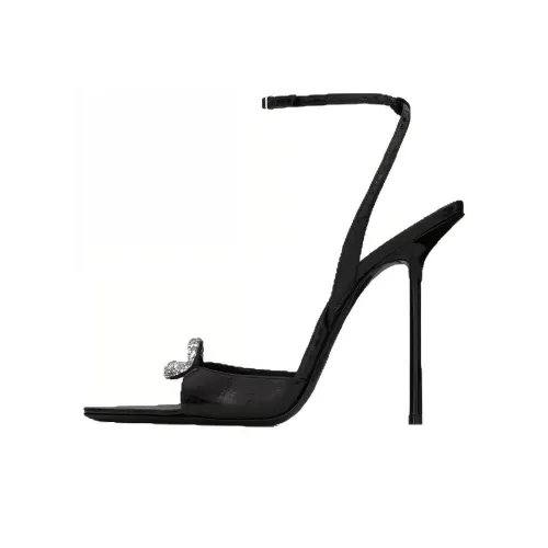 SAINT LAURENT NUIT One Ремешок Сандалии Женские Черные