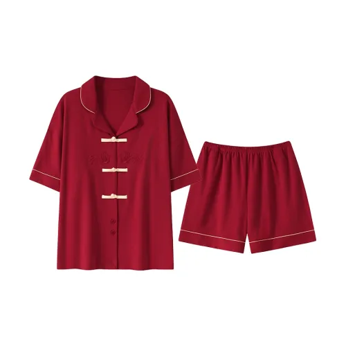 Kerener Красный Женские Пижамные Комплекты