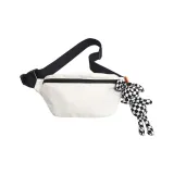 Белый + В клетку Брелок Кролик