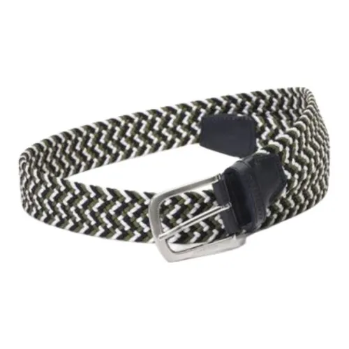 J.Lindeberg Ткани вязаные Дизайн Кожа Ремень Мужской Многоцветный Ширина 3,5CM