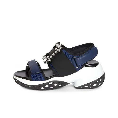 Roger Vivier VIV RUN Стильные Сандалии Женские Синие