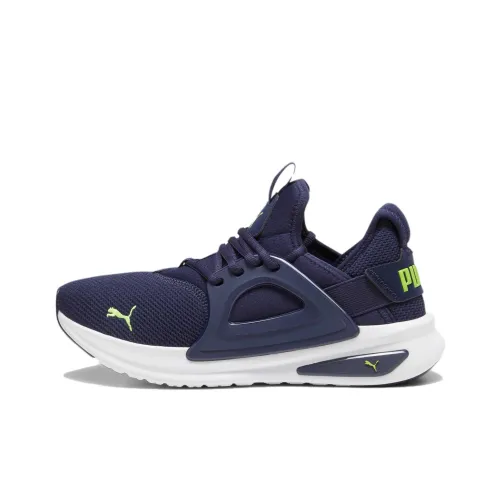 PUMA Softride Enzo Evo Slip-resistant Abrasion-resistant Low Top Беговые кроссовки Унисекс Темно-синий