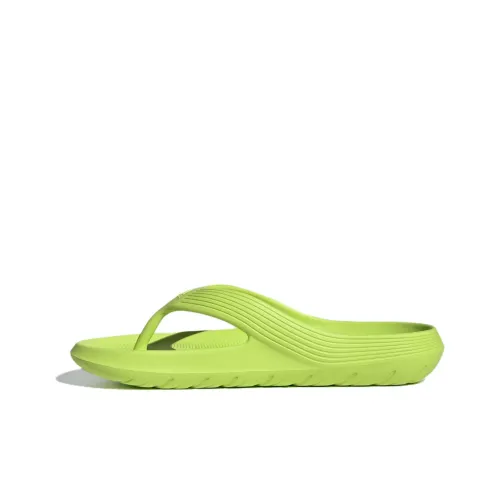 Adidas Adicane Slip-Resistant Quick-Dry Flip-Flops Unisex Green Adidas Adicane Противоскользящие Быстросохнущие Шлепанцы Унисекс Зеленые