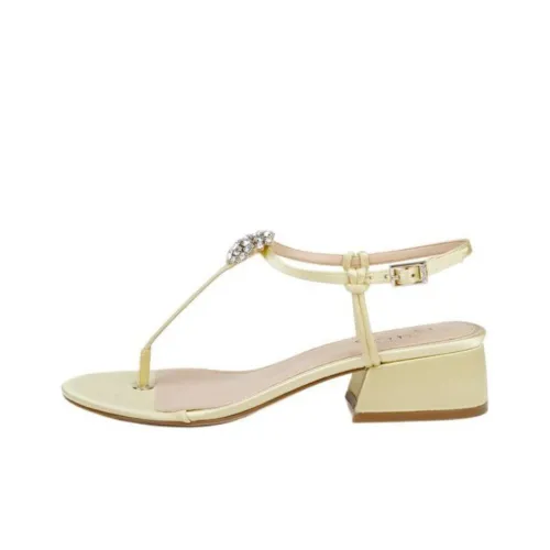 Badgley Mischka Lizette One Ремешок Сандалии 3,5 см Женские Желтые