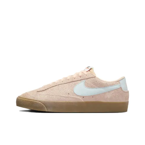 Nike Blazer Slip-resistant Abrasion-resistant Low Top Skateboard Shoes Women's Tan