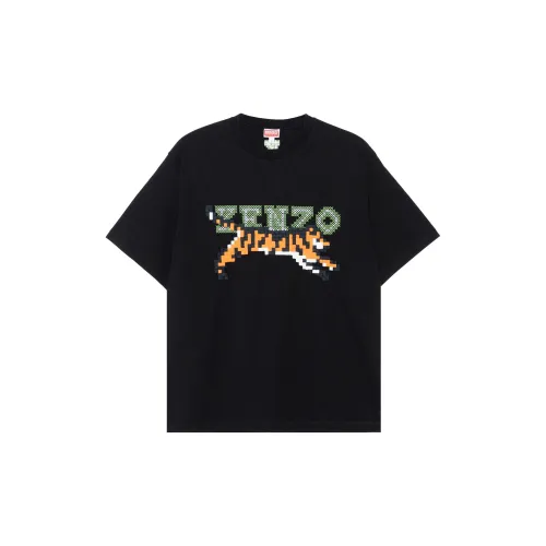 KENZO Pixels SS23 T-Shirt Мужской Черный