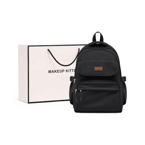MAKEUP KITTEN Нейлоновая ткань с синтетической кожей рюкзак School And Office стандартный унисекс черный хаки