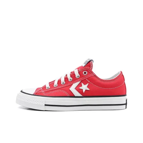 Converse Star Player 76 Low Top Canvas Shoes Unisex Red White