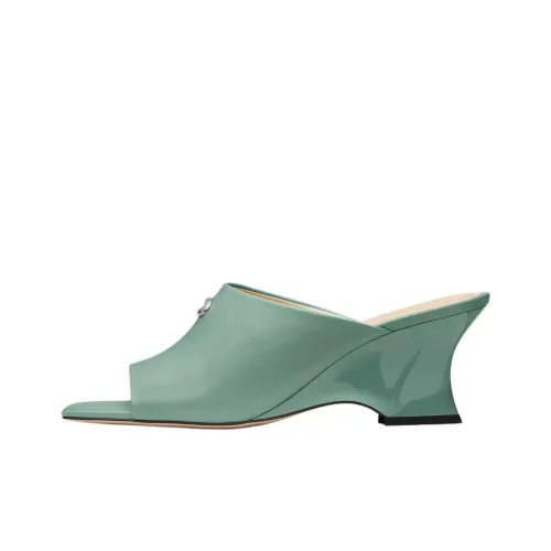 COACH Слипоны 6,3 см Женские Кристалл Синий