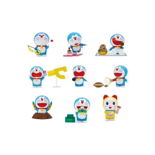 TOP TOY Дораэмон Secret Equipment Collection Синий Fat Man Слепые коробки Один Mystery Коробка Целая коробка 8 шт