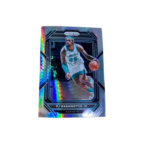 Панини PJ Вашингтон Prizm Коллекция 2022-2023 Сезон HYPER Parallel Карта Карта Качество Гарантировано Спортивные Карты 1 Упаковка