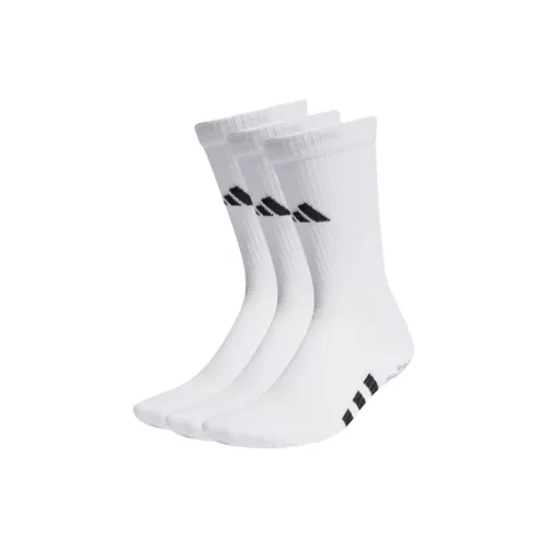 Adidas Performance CUSHIONED CREW GRIP SOCKS 3 PAIRS PACK High-Top Socks Unisex 3 Pack White Adidas Performance CUSHIONED CREW GRIP Носки 3 Пачки Пачка Высокие носки Унисекс 3 упаковки Белый
