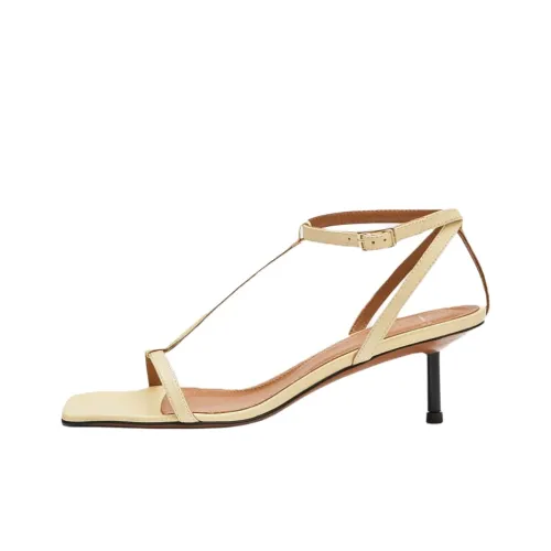 ATP Atelier Taccoli One Ремешок Сандалии 5,5 см Женские Бежевые