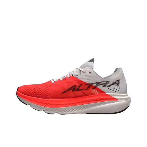 Altra Slip-resistant Abrasion-resistant Low Top Carbon Plate Marathon Беговые кроссовки Unisex White Coral