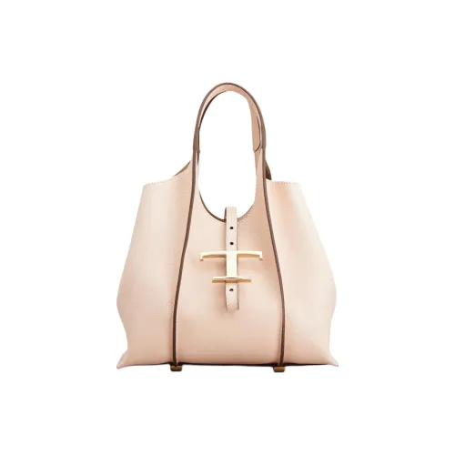 TOD'S Timeless Кожа Тоут Сумка Сумка для покупок Сумка Мини Женская Розовая