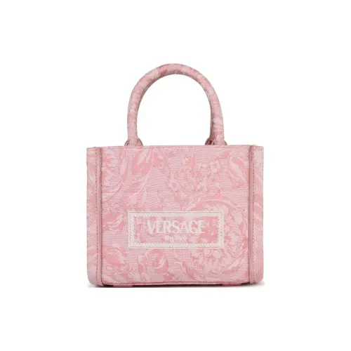 VERSACE Нейлон Хлопок Полиэстер Акрил Телячья кожа Через плечо Одно плечо Сумка Женская Розовый