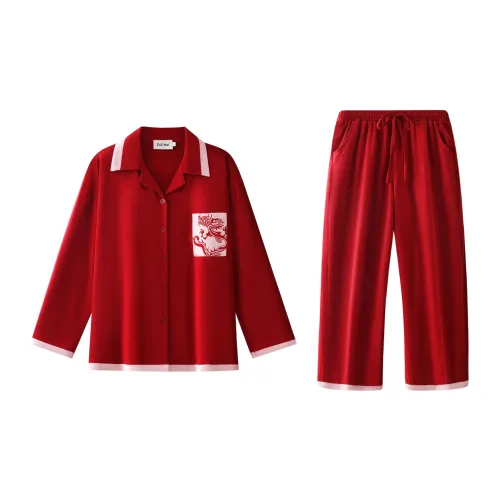 Wabi Town Пижамный комплект подходит для весны и осени женский