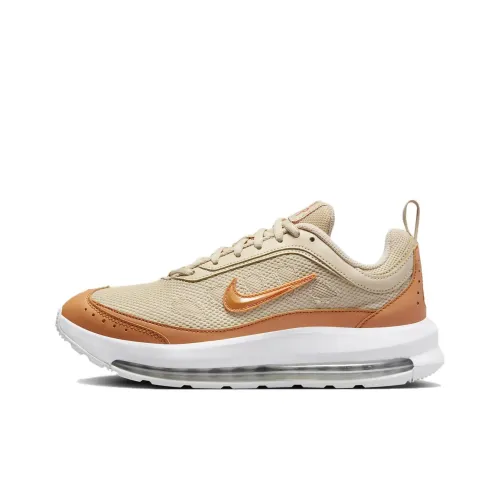 Nike Air Max AP Low Топ Беговые кроссовки Женские Коричневый белый Оранжевый