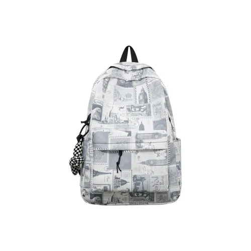 Villelon Нейлон Рюкзак Стандартный Унисекс Серый Черный Красный