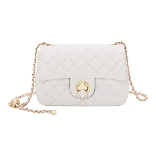 TUCANO Сумка через плечо из коровьей кожи с синтетической кожей маленькая женская черный экрю