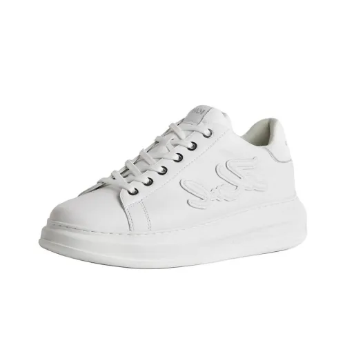 Karl Lagerfeld Kapri Signia Low Топ Повседневная обувь Женская Белая